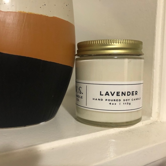 WC Candle Co Lavender hand poured candle 4 oz - Picture 1 of 1